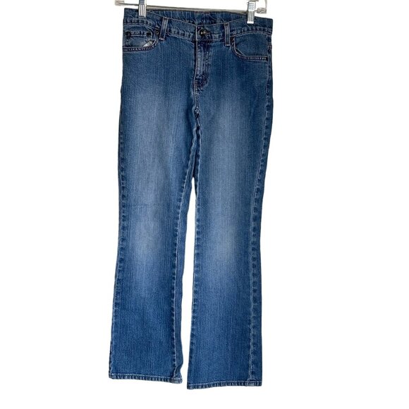 Faded Glory Light wash straight leg denim size 14R Jeans - Picture 1 of 11